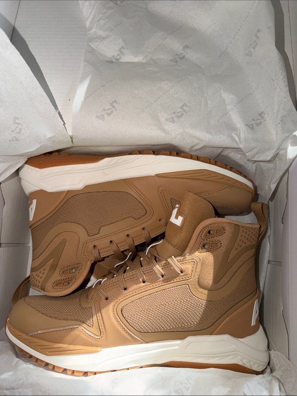 APL Women’s Tan High-Top Sneakers—Unisex